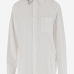 CAMICIA IN COTONE CON DECORAZIONE FLOREALE G021 62181101 N 21 
