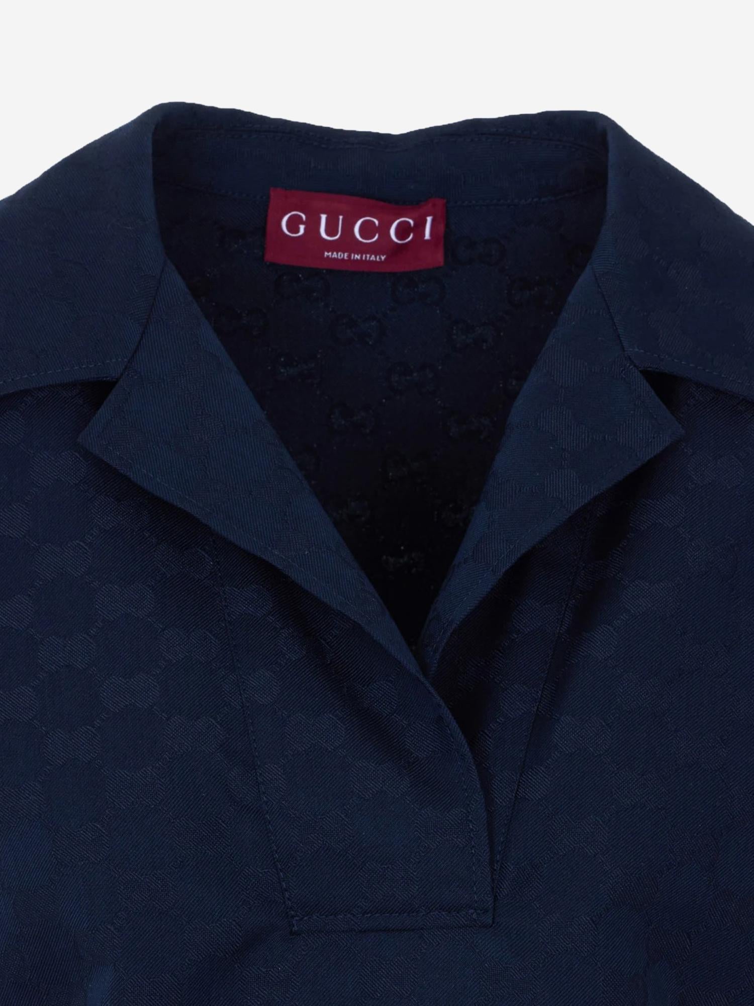 POLO GG IN MISTO COTONE 851981 ZAQXT4474 GUCCI 