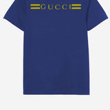 T-SHIRT IN COTONE CON LOGO 547559 XJHBQ4276 GUCCI KIDS 