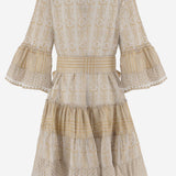 ABITO IN COTONE CON MOTIVO geometrico SPRING 04WHGOLD PEPS CANNES 