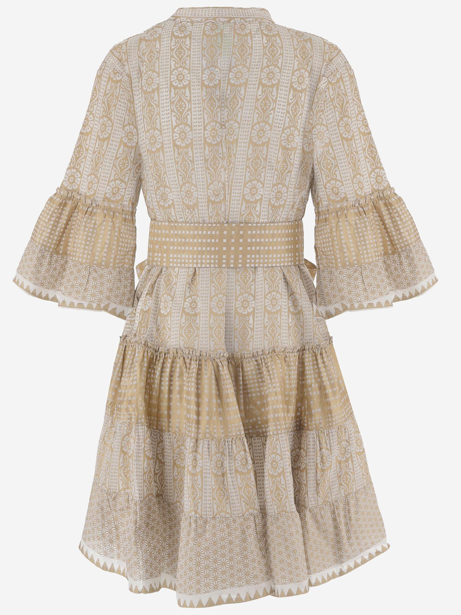 ABITO IN COTONE CON MOTIVO geometrico SPRING 04WHGOLD PEPS CANNES 