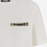 T-SHIRT IN COTONE CON LOGO TSM00643AJ00289 1NJ JACQUEMUS 