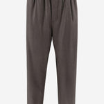 Pantaloni in misto lana stretch con pinces GM002253 TE11804M1198 GIORGIO ARMANI 