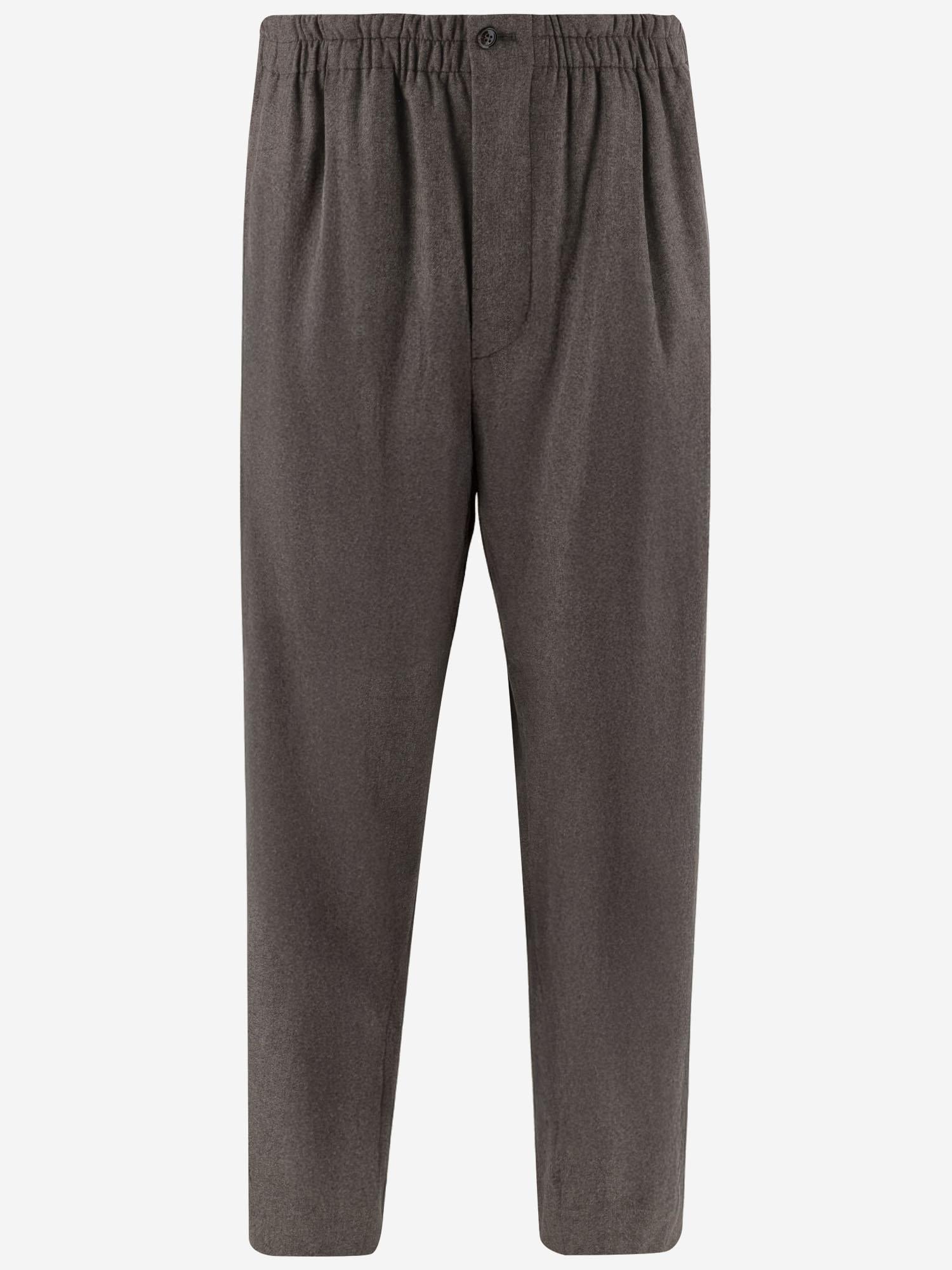 Pantaloni in misto lana stretch con pinces GM002253 TE11804M1198 GIORGIO ARMANI 