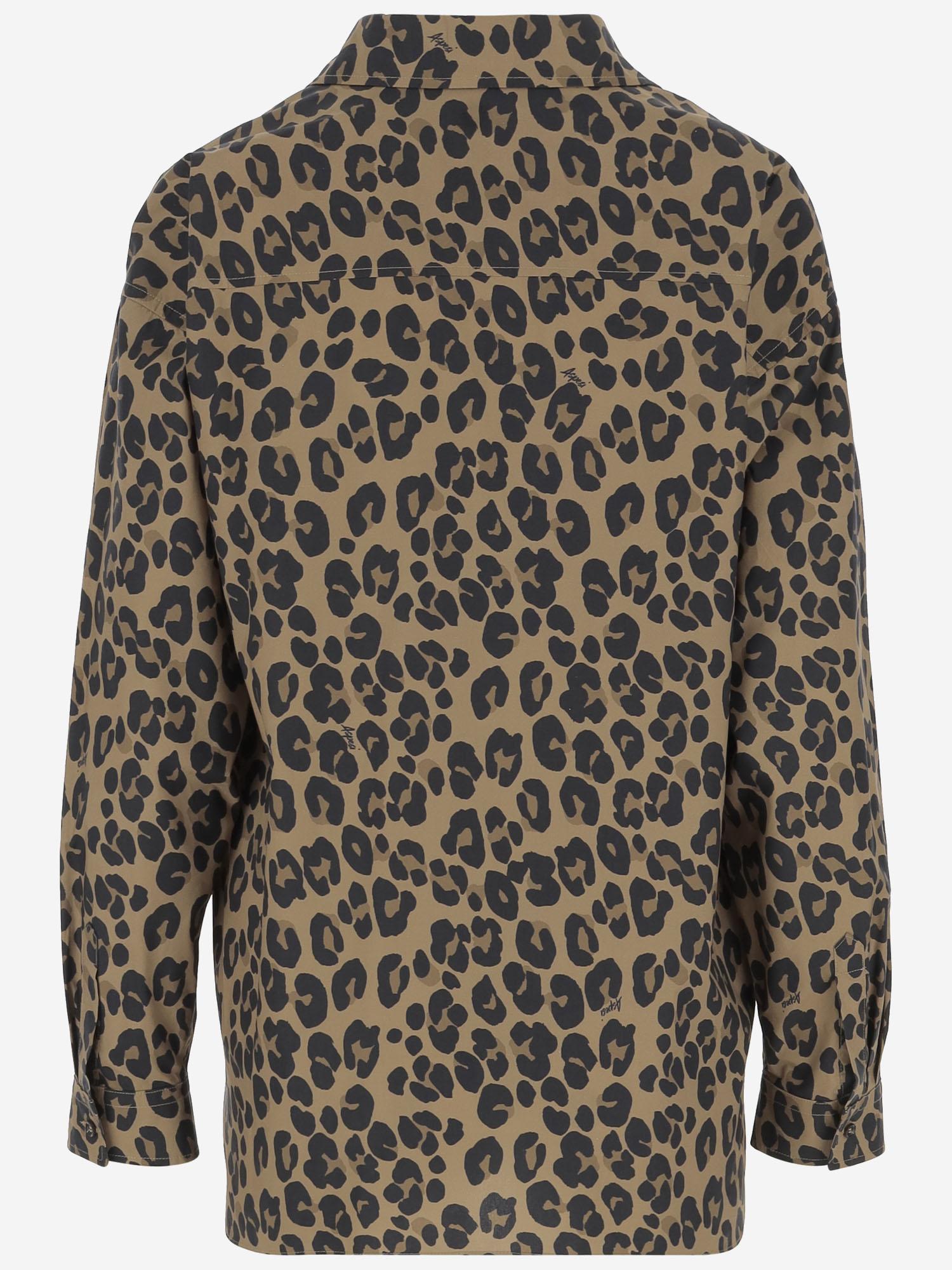 CAMICIA IN COTONE CON MOTIVO LEO 5418L109 60226 ASPESI 