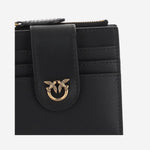 PORTAFOGLIO IN PELLE CON LOGO 103610 A0F1Z99Q PINKO 