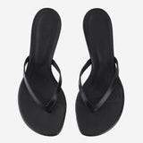 Sandali Juliette in pelle JULIETTETHONG 45BLACK AMINA MUADDI 