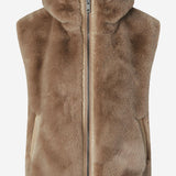 GILET DEYN IN NYLON 105107 A2WND01Q PINKO 