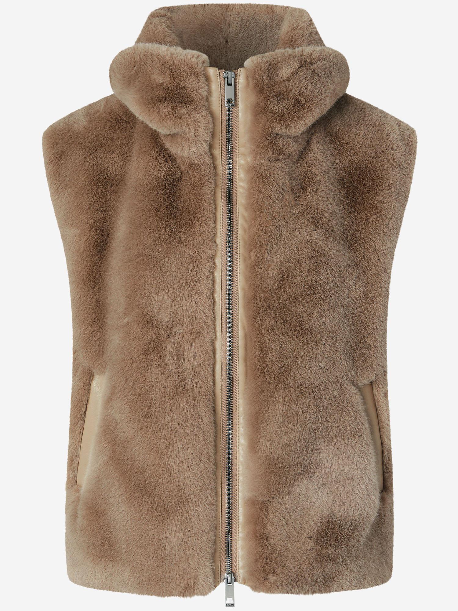 GILET DEYN IN NYLON 105107 A2WND01Q PINKO 