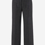 PANTALONI TEODORA IN LANA E CASHMERE A RIGHE TEODORA 5071673 QL2 