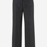 PANTALONI TEODORA IN LANA E CASHMERE A RIGHE TEODORA 5071673 QL2 