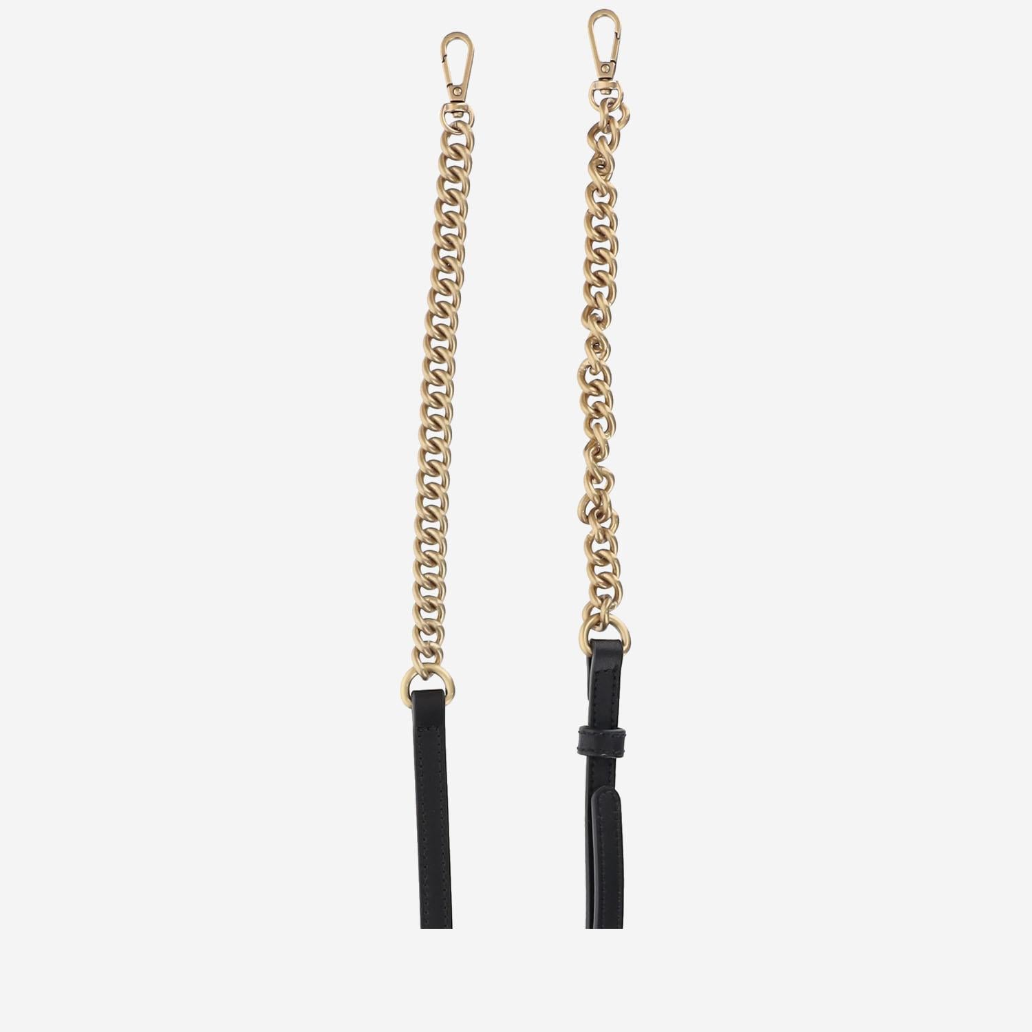 BORSA A MANO  IN PELLE CON LOGO 100066 A0F1Z99Q PINKO 