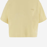 T-SHIRT CON LOGO RICAMATO TSPW052L HEAVYJERSBLONDE AUTRY 