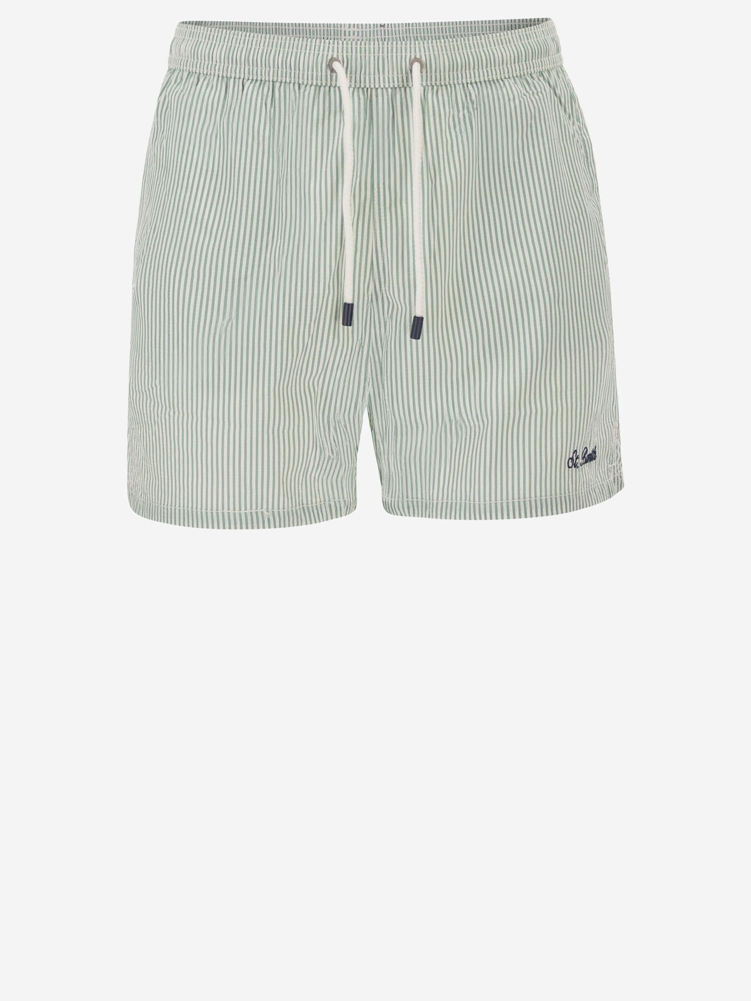 SHORTS DA BAGNO IN NYLON CON LOGO PATM001 00092L MC2 SAINT BARTH 