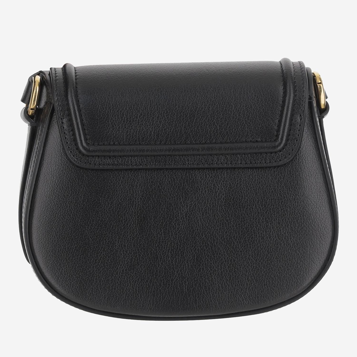 BORSA IN PELLE MARTELLATA CON LOGO CH25AS790O37 001 CHLOE 
