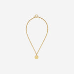 COLLANA IN OTTONE CON CHARM LOGO JW0971002 299G PATOU 