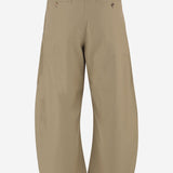 PANTALONI A GAMBA AMPIA IN COTONE HPP004W25 2 HOMME 