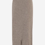 GONNA LUNGA IN MISTO LANA AW25B2476Y222 ASH LAUREN MANOOGIAN 