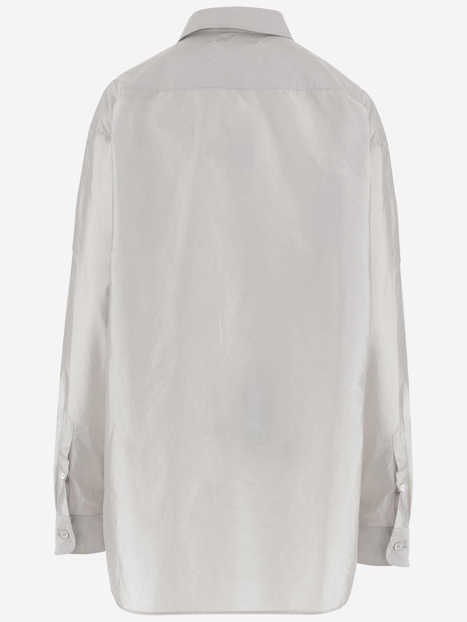 CAMICIA OVERSIZE IN TESSUTO TECNICO S51DT0025 M35350856* MAISON MARGIELA 