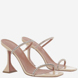 SANDALI GILDA GILDASLIPPER 95CHAMPAGNEPEARLYGOLDQUARTZ AMINA MUADDI 