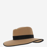 CAPPELLO fedora IN LANA CAMELOVALADO NATURAL ALEXIA ALVAREZ DE TOLEDO 