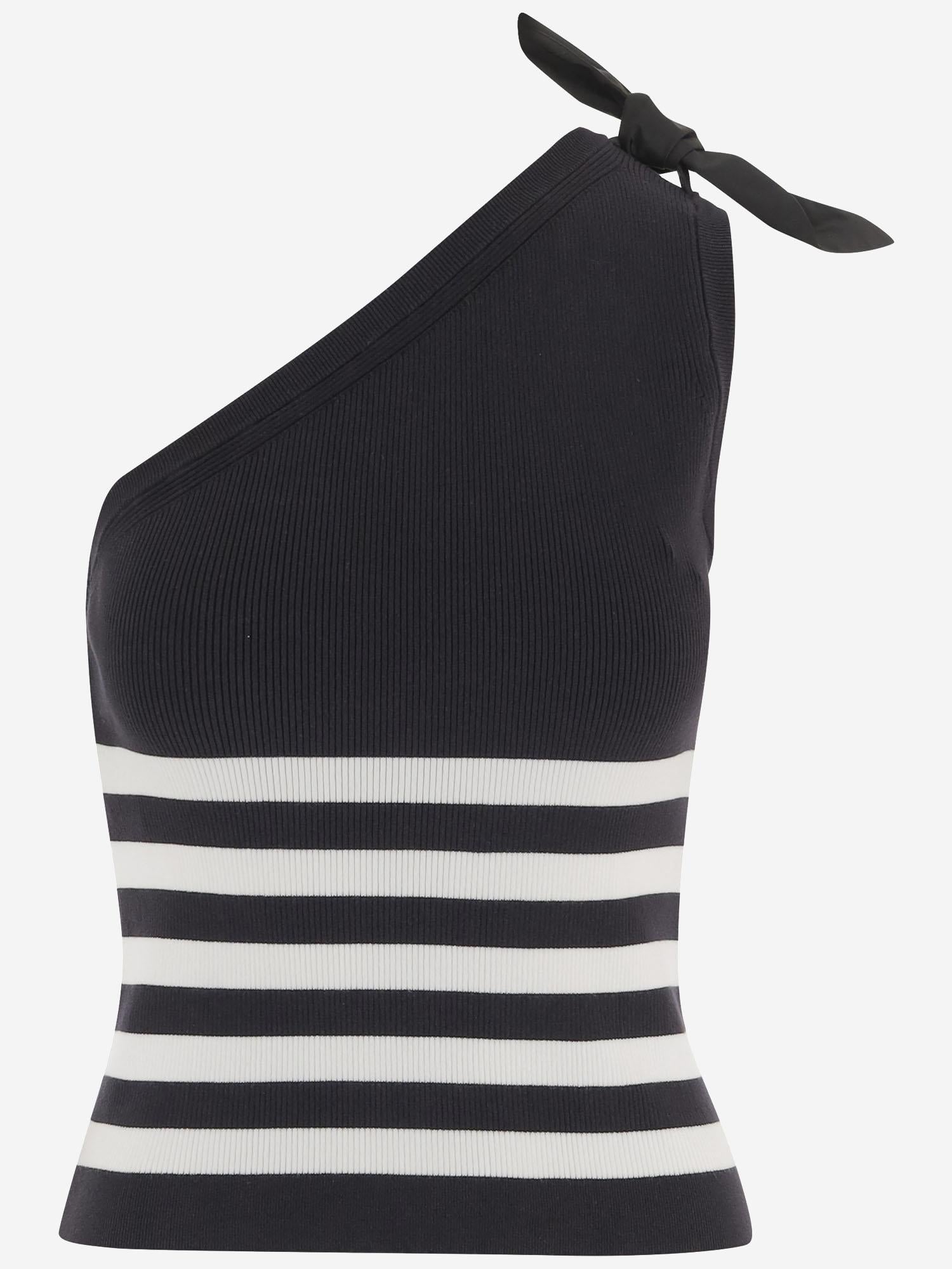 TOP MONOSPALLA CON MOTIVO A RIGHE KN3338092 5970 PATOU 