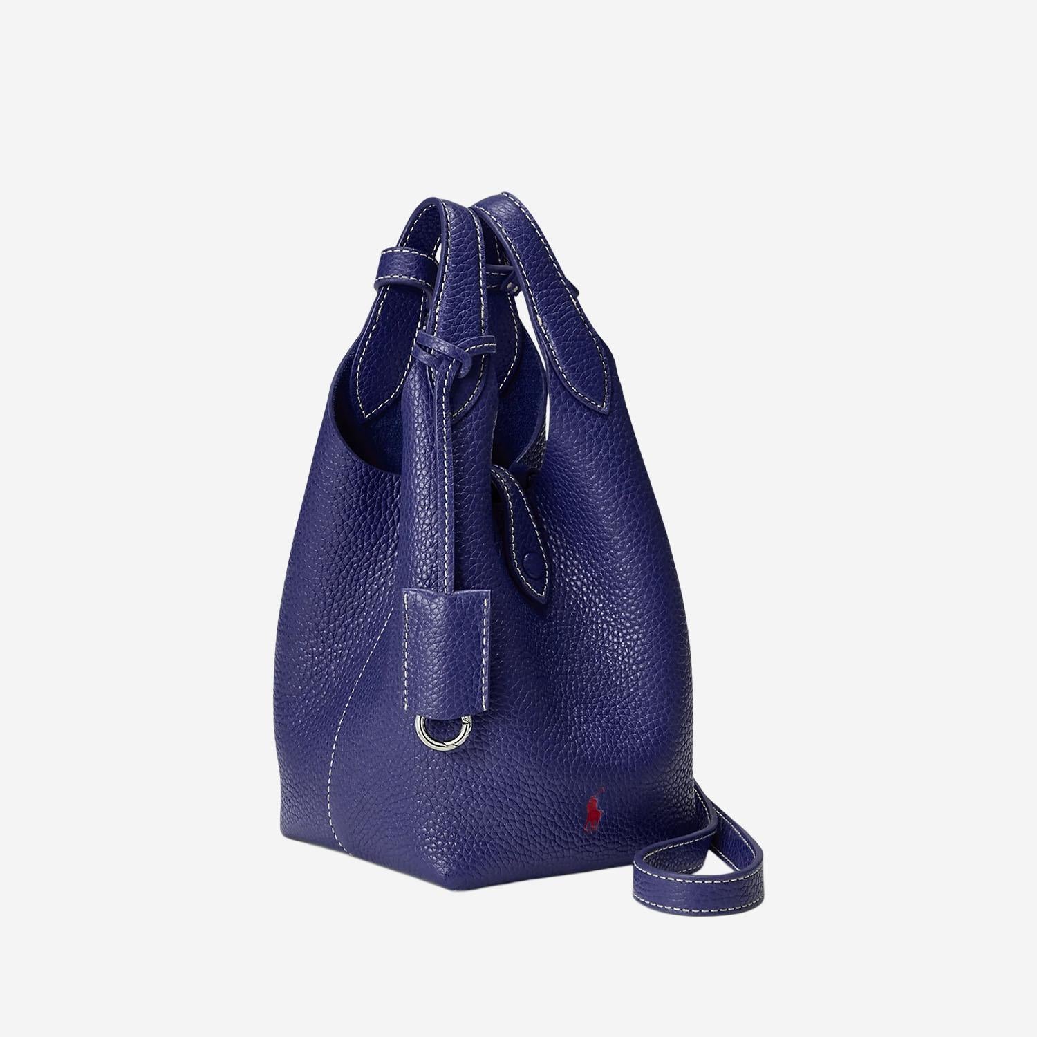 Tote Polo Play piccola in pelle martellata 428944657 009 POLO RALPH LAUREN 