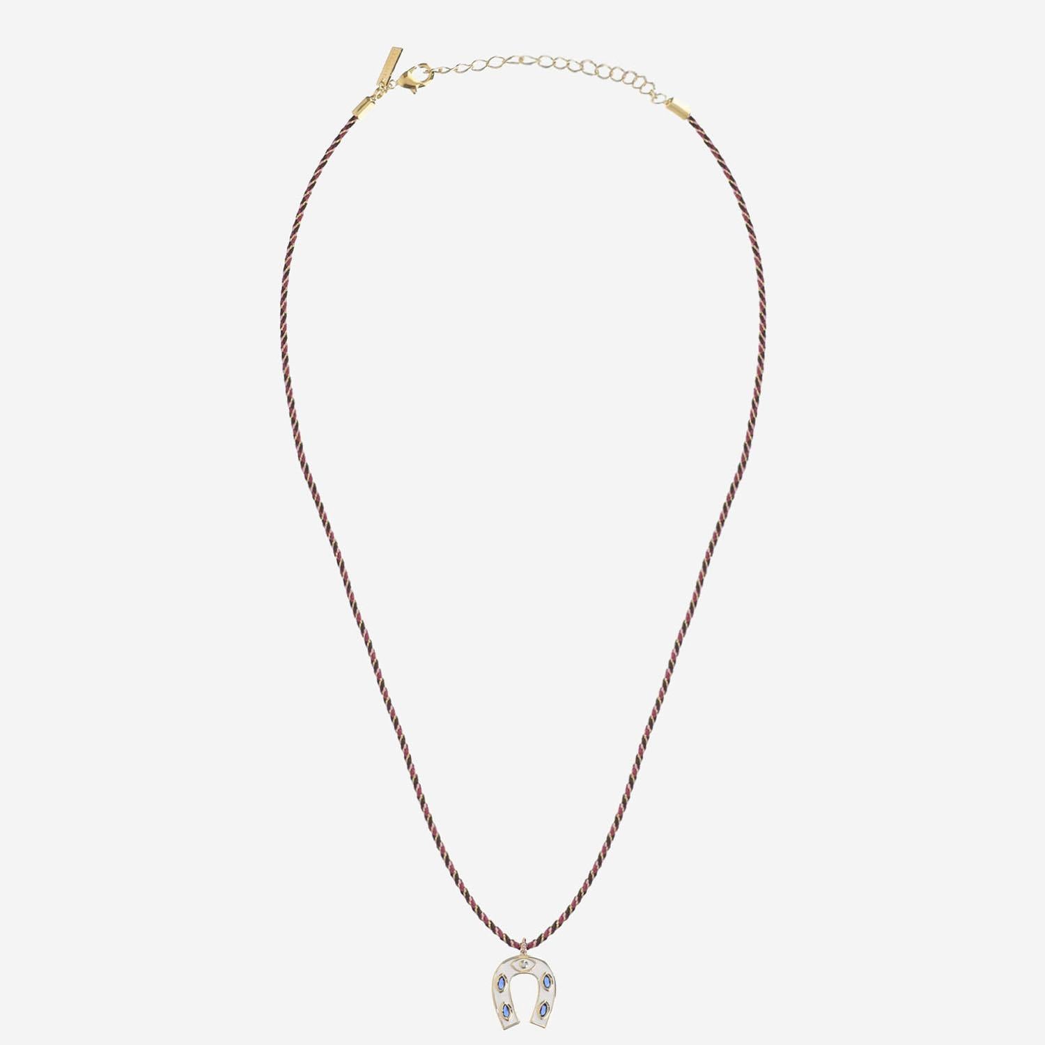 COLLANA MINI FERRO DI CAVALLO CO374 ORO MYA BAY 