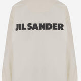 GIACCA IN COTONE CON LOGO J04AM0001 J45026103 JIL SANDER 