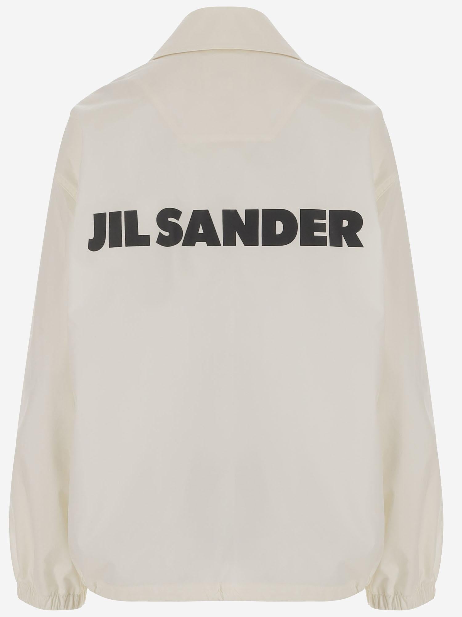 GIACCA IN COTONE CON LOGO J04AM0001 J45026103 JIL SANDER 