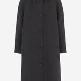 CAPPOTTO EMA IN SETA 8015W4263 BLK THE ROW 