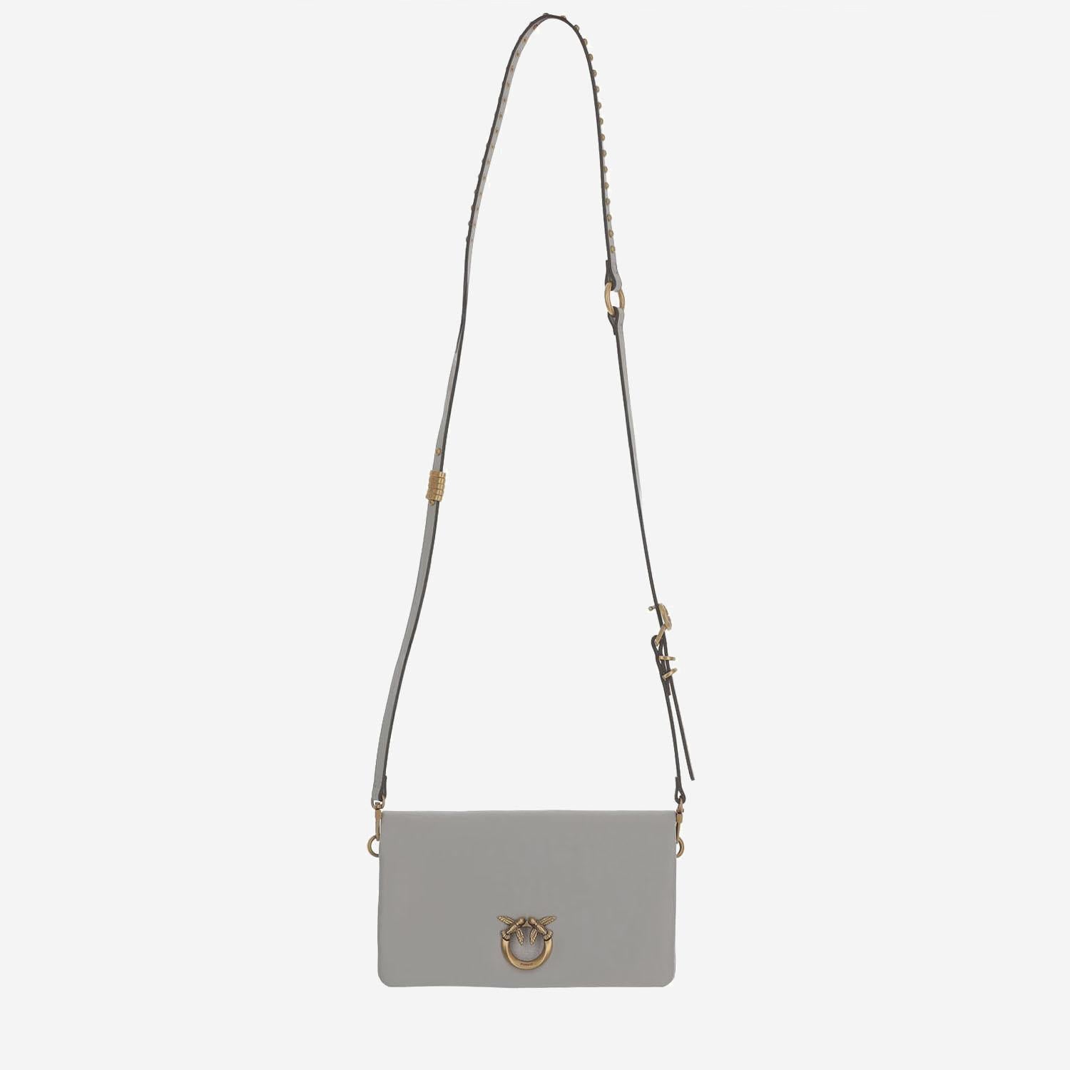 BORSA IN PELLE CON LOGO 106023 A0QOK32Q PINKO 