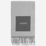 SCIARPA IN LANA CON LOGO ACU00579AOT4044 915 JACQUEMUS 