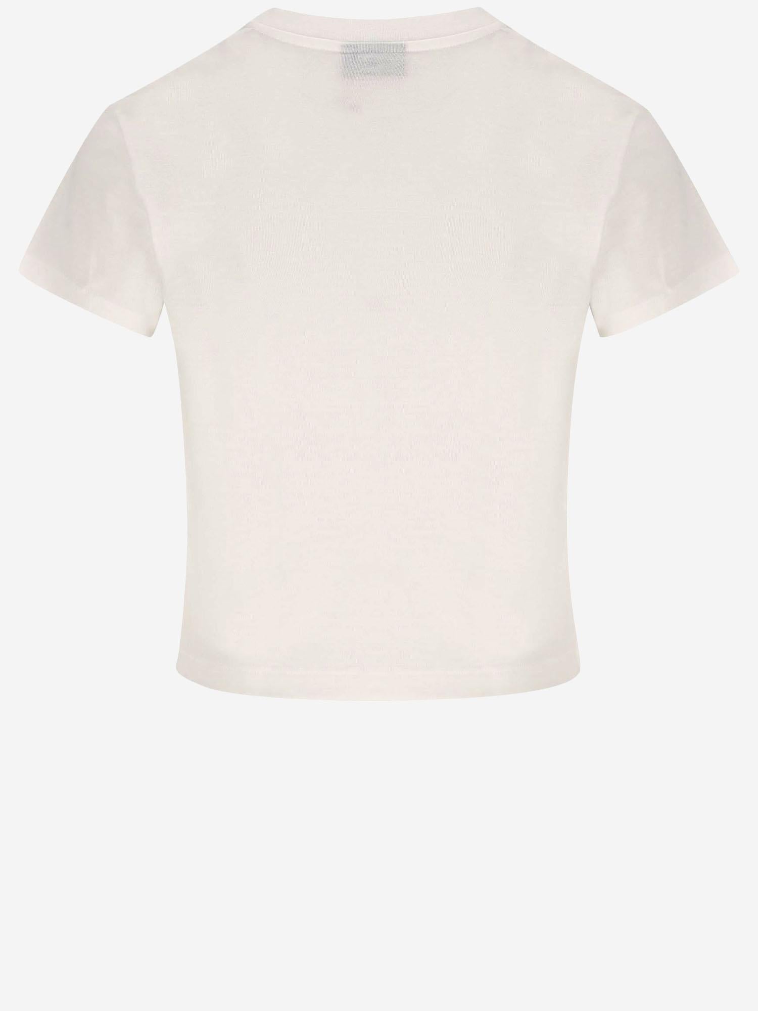 T-SHIRT IN MISTO COTONE CON LOGO 865017 XJHT19003 GUCCI 