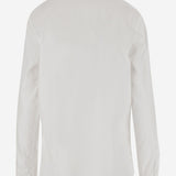 CAMICIA IN COTONE CON DECORAZIONE FLOREALE G021 62181101 N 21 