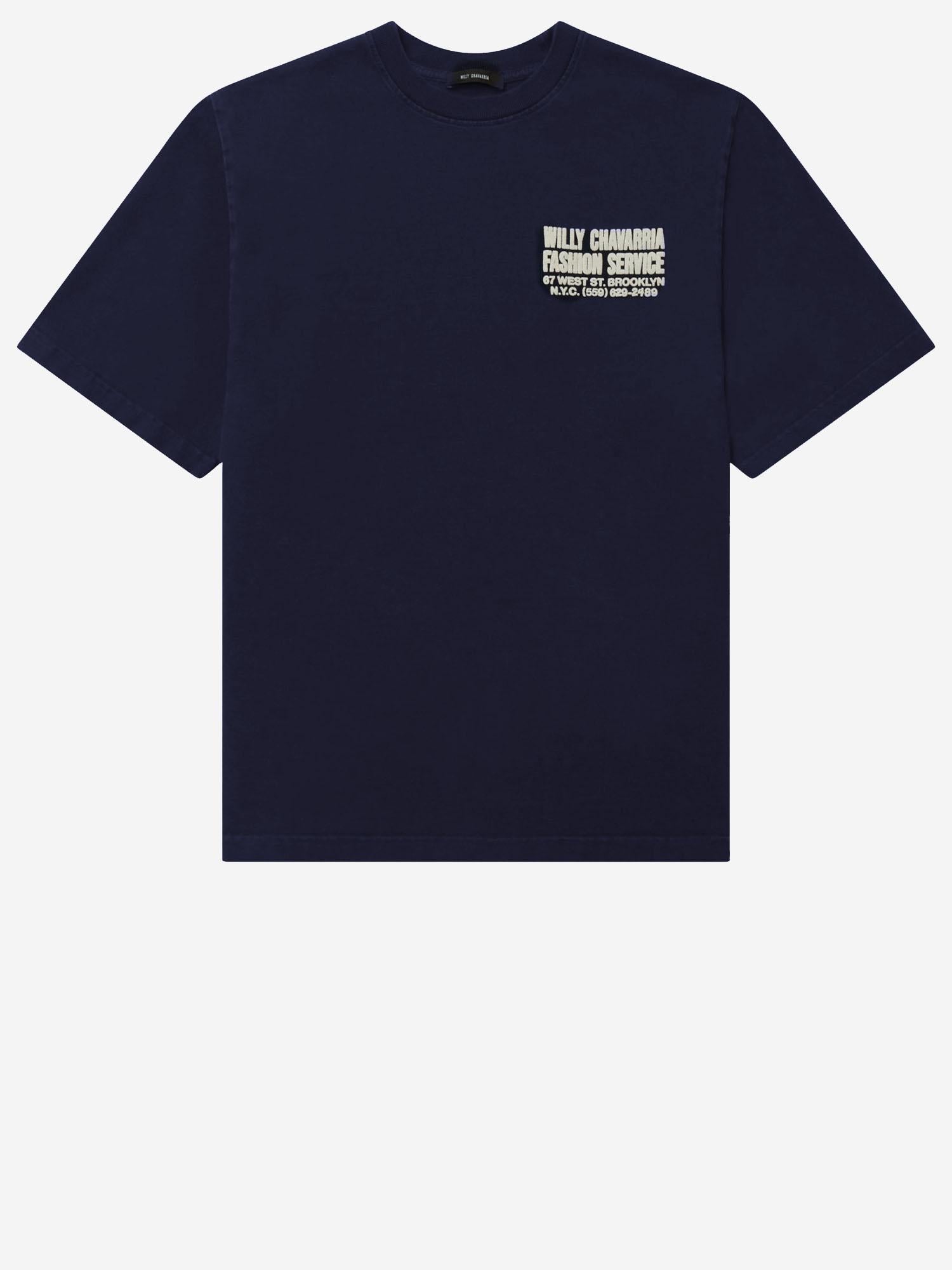 T-SHIRT IN COTONE CON STAMPA WCJSY0180 014 WILLY CHAVARRIA 
