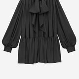 Abito in crêpe di seta 832871 Y7K761000 SAINT LAURENT 