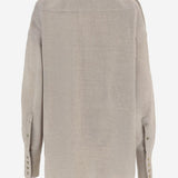CAMICIA IN LANA CON SCIALLE COORDINATO WSH24 FAW280085 DARKPARK 