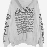 FELPA IN COTONE CON LOGO UE54HD600W MUSHROOM VETEMENTS 