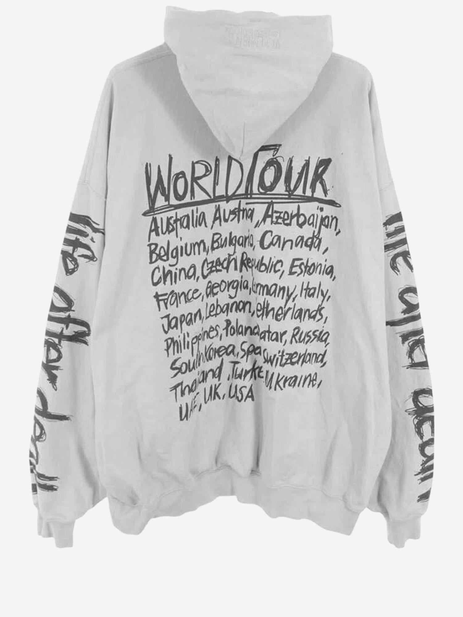 FELPA IN COTONE CON LOGO UE54HD600W MUSHROOM VETEMENTS 