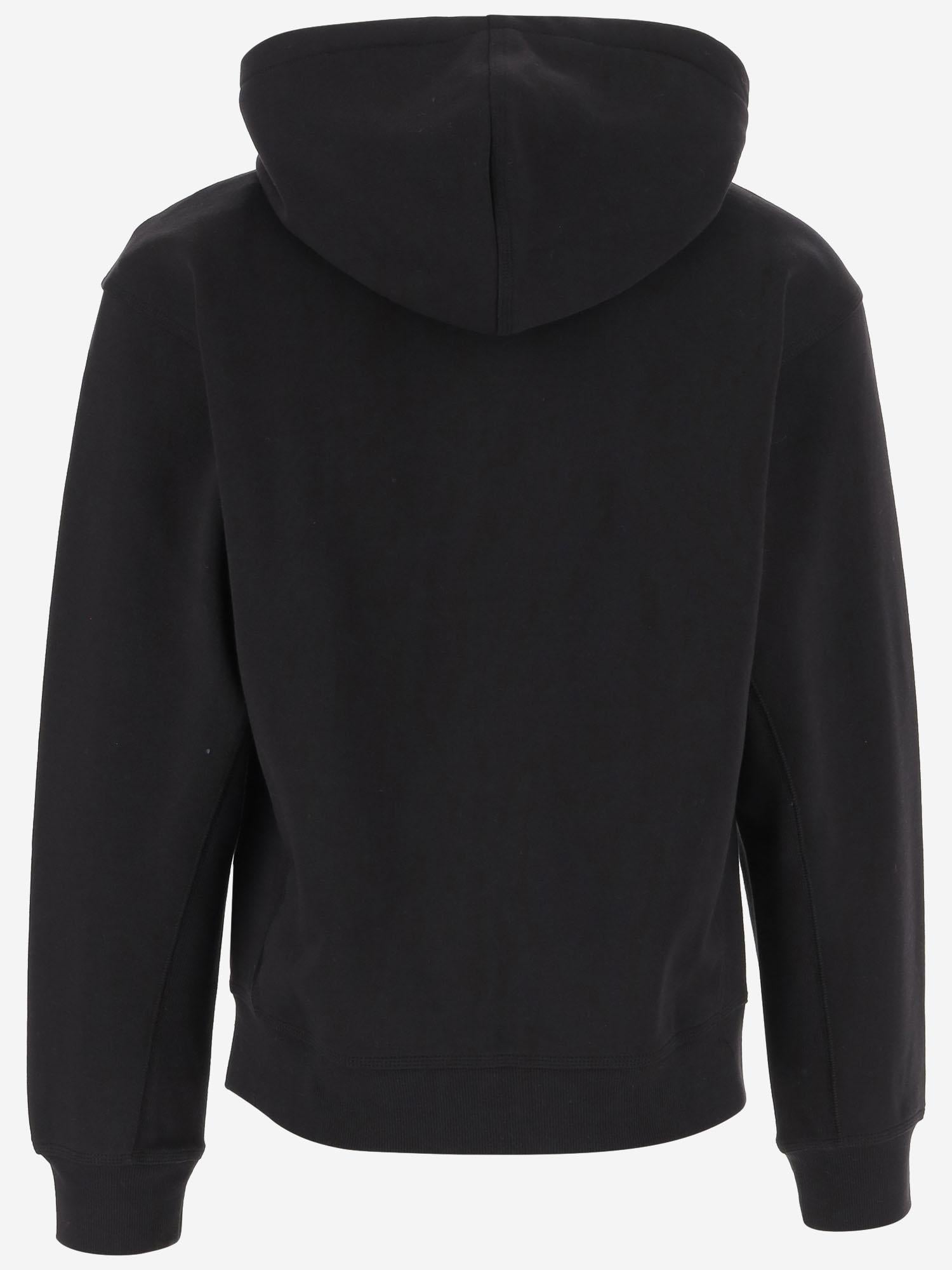 FELPA AMERICAN SCRIPT IN MISTO COTONE CON LOGO I033063 89XX CARHARTT WIP 