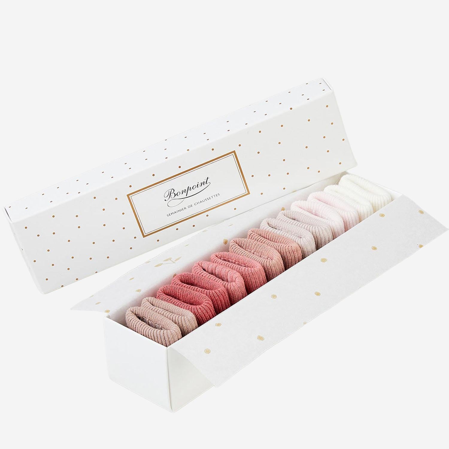 Set calzini Day-of-the-Week in cotone stretch PEBFVSEMAIN 124 BONPOINT KIDS 