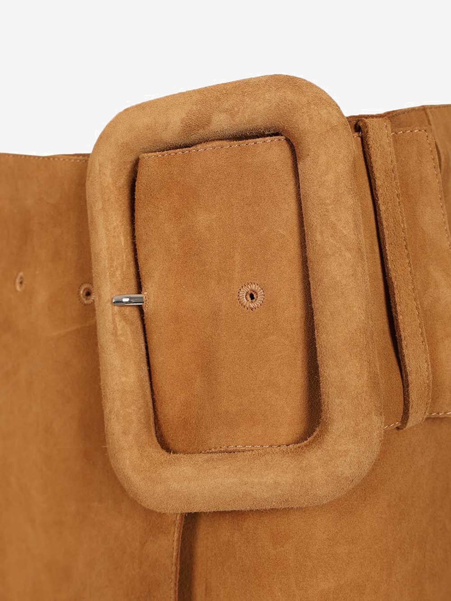 GONNA IN SUEDE CON MAXI FIBBIA FSK464LH0059 236 AMI 