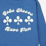 T-SHIRT IN COTONE CON STAMPA B225AC008  BOBO CHOSES KIDS 