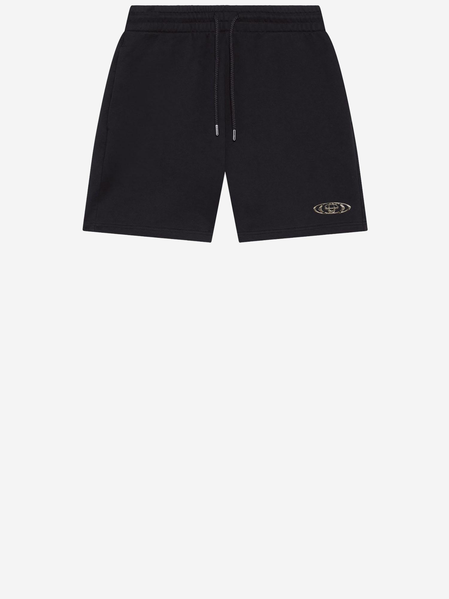 PANTALONI CORTI IN COTONE CON LOGO MSP26JTR003 07 CASABLANCA 
