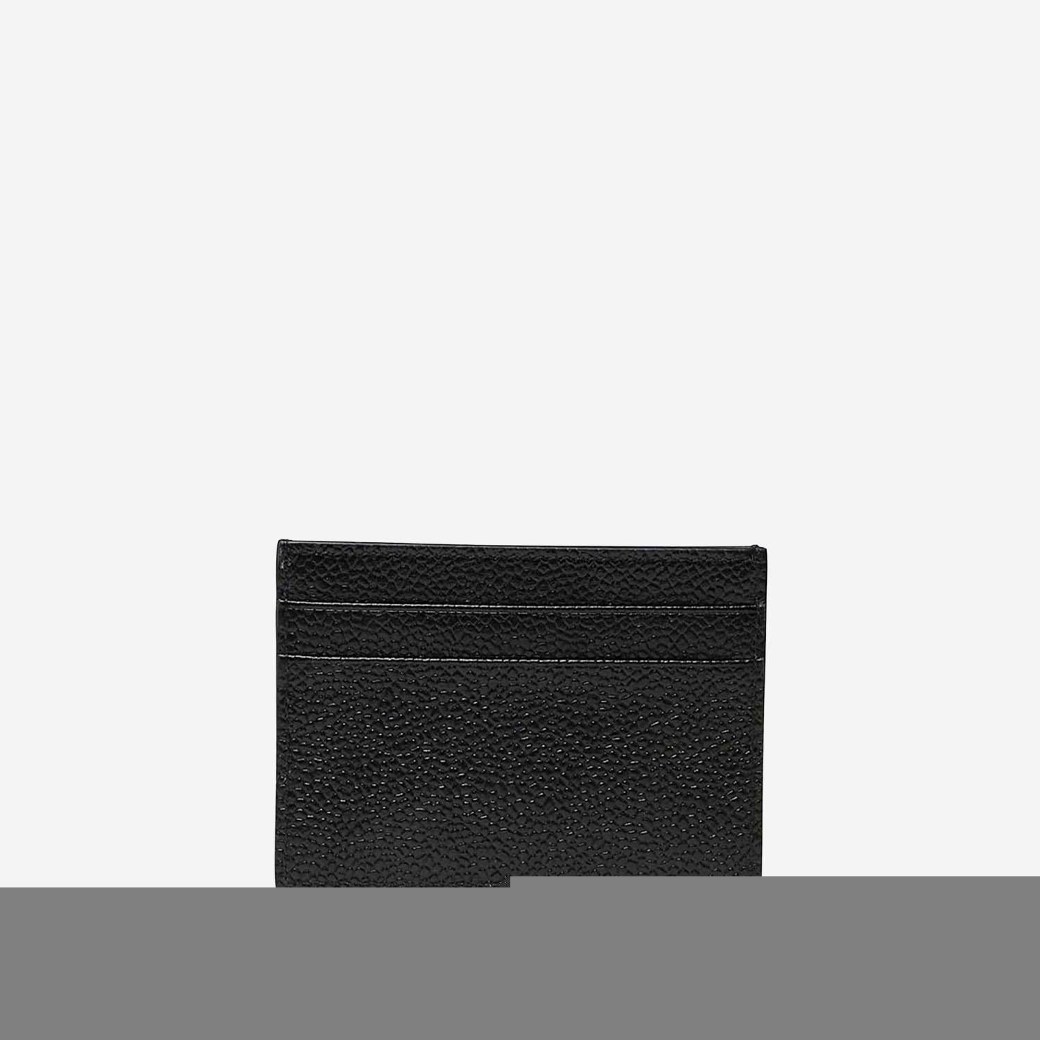 PORTACARTE IN PELLE CON LOGO FAW035A 00198001 THOM BROWNE 