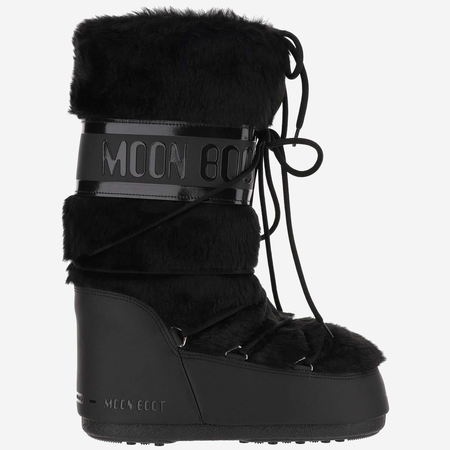 MOON BOOT ICON IN ECOPELLICCIA 1408900 N001 MOON BOOT 