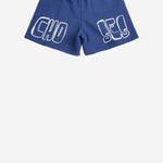 PANTALONI CORTI IN COTONE CON LOGO B126AC144 NAVYBLUE BOBO CHOSES KIDS 