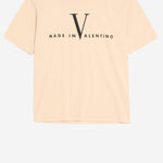 T-SHIRT IN COTONE CON LOGO 8V3MG16P BAQQT3 VALENTINO 