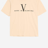 T-SHIRT IN COTONE CON LOGO 8V3MG16P BAQQT3 VALENTINO 